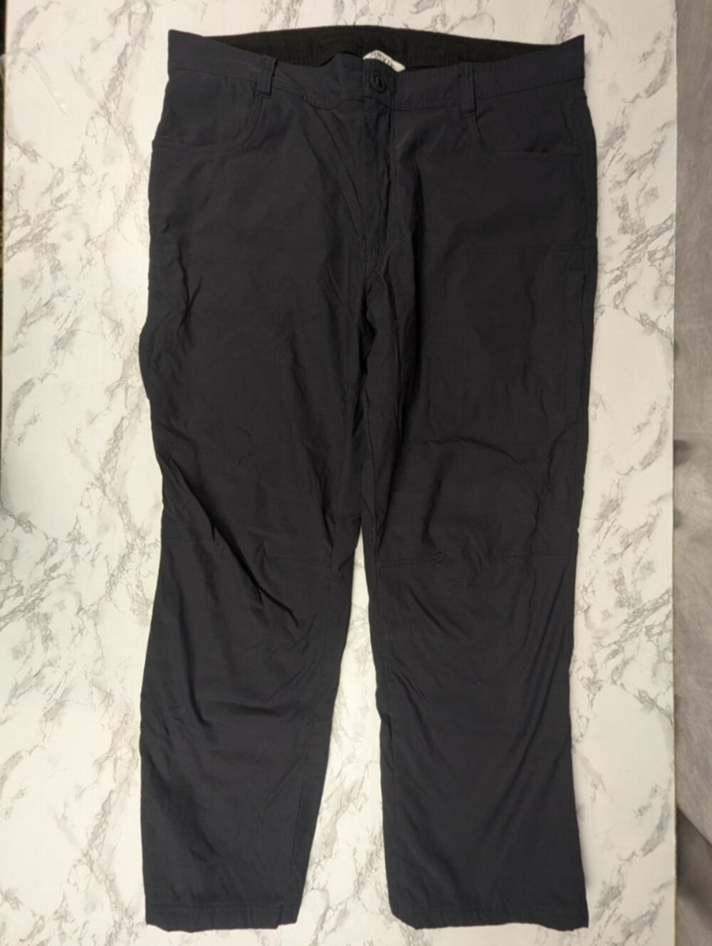 Orvis Men’s Fleece Lined Stretch Tech Pants Deep Navy Blue 38x29